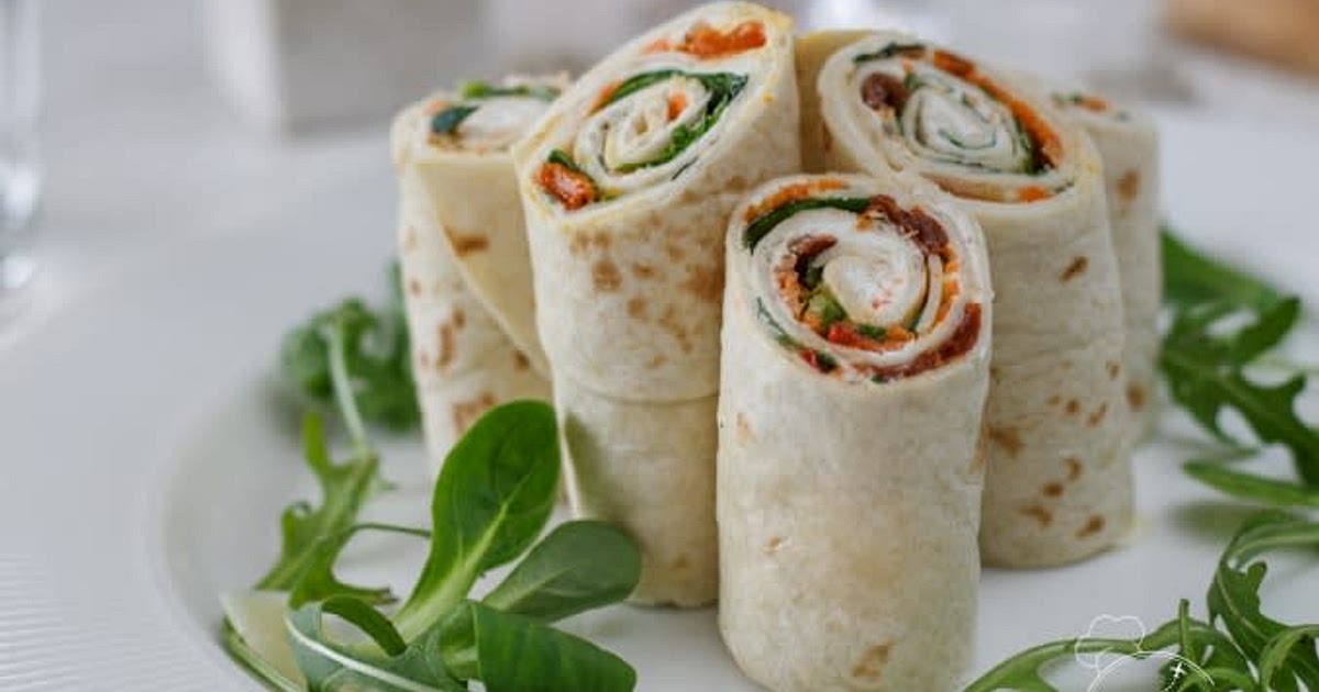 Wraps à l'aubergine, concombre et mozzarella Recipe | Samsung Food App