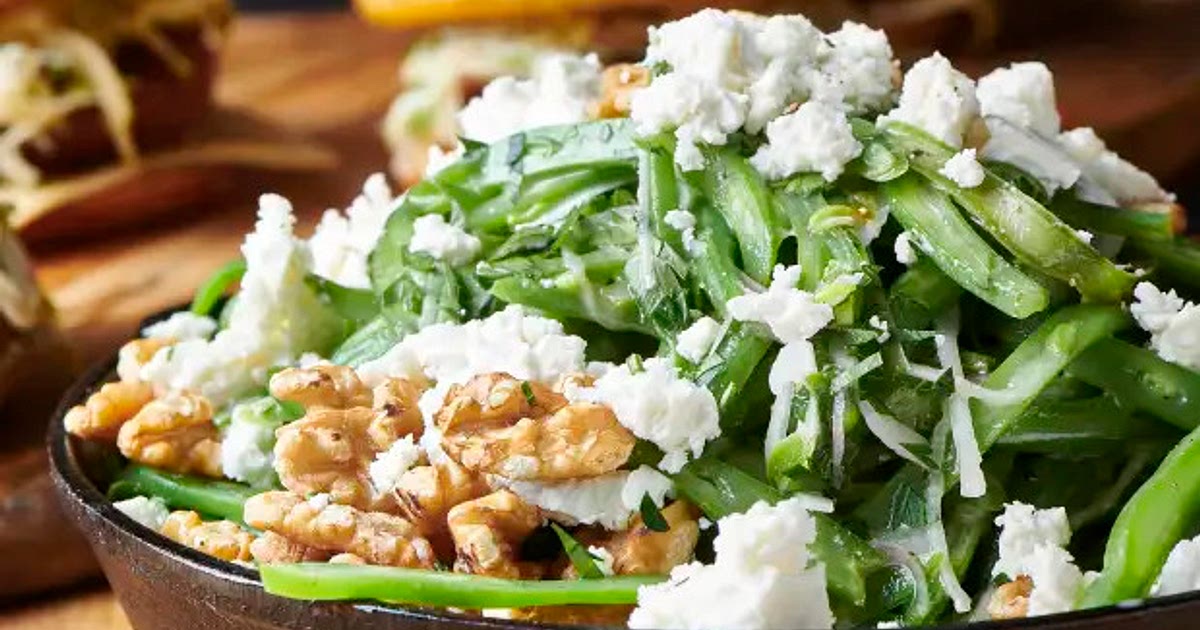 Salade Haricot vert et feta Recipe | Samsung Food App