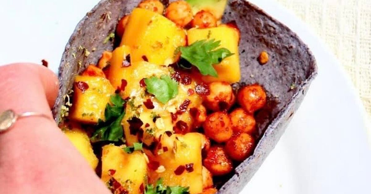 Mango Salsa & Chickpea Taco Recipe | Samsung Food App