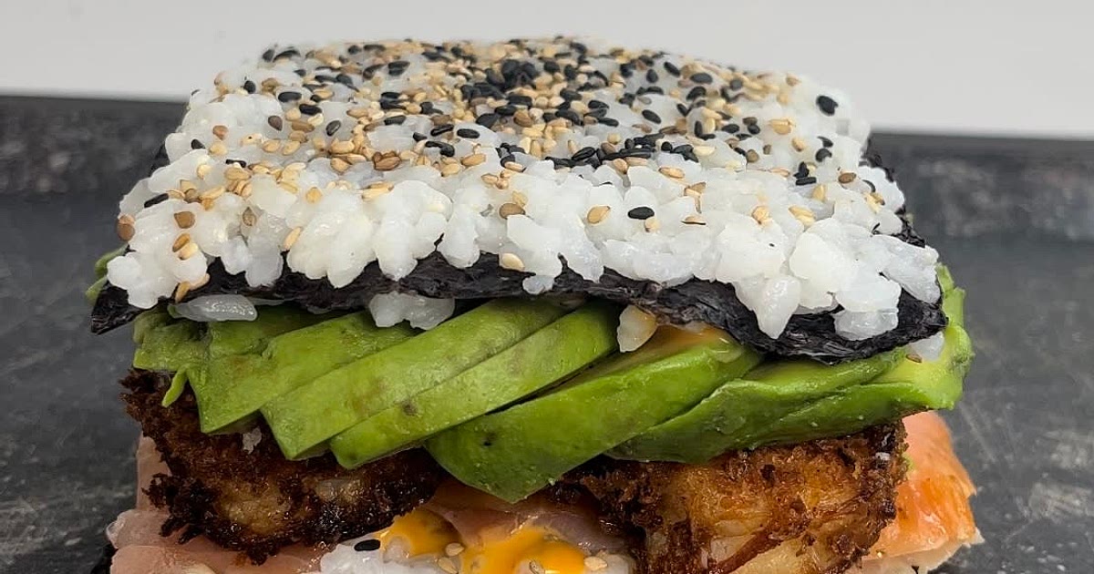 Crunchy sushi sandwich Recipe | Samsung Food App