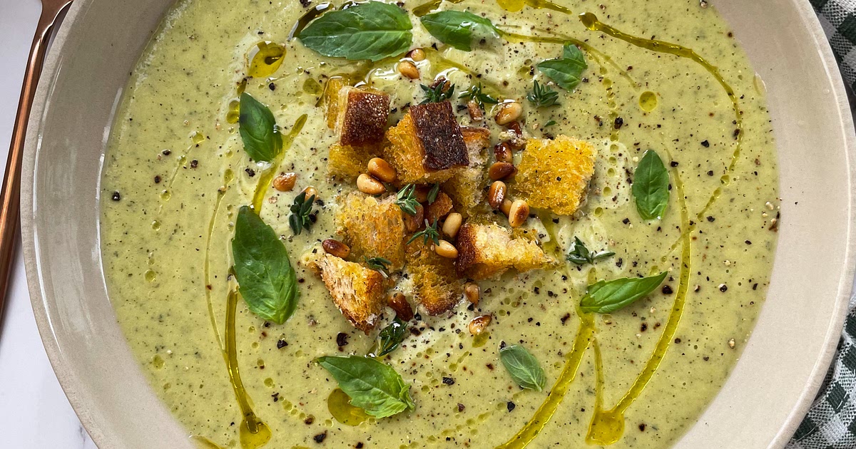 Roasted Courgette Soup Recipe | Samsung Food App