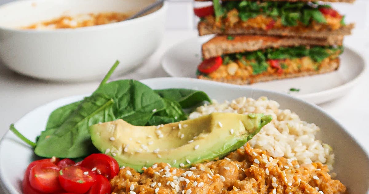 3-Minute Chickpea and Pumpkin Smash Recipe | Samsung Food App