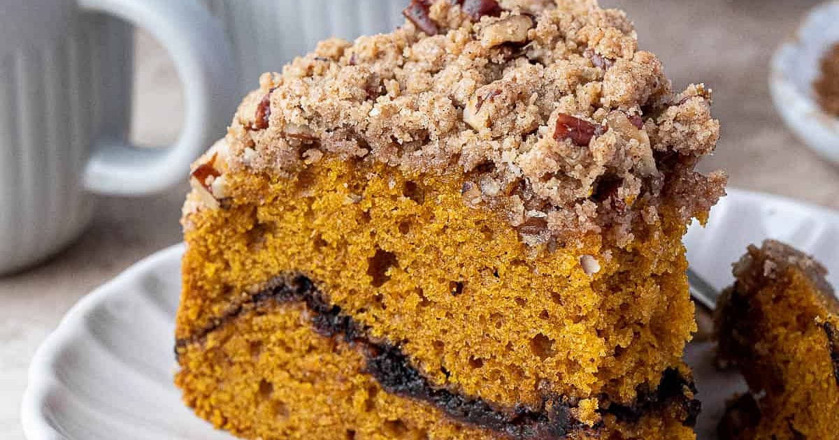 Vegan Pumpkin Coffee Cake Recipe | Samsung Food App