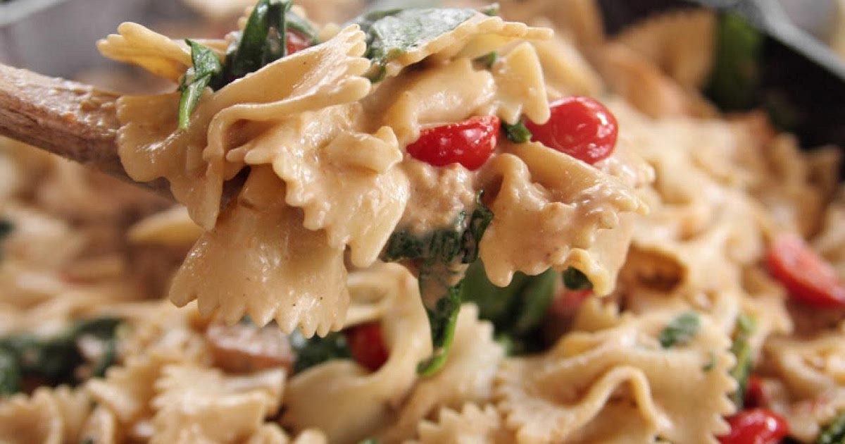 Bow-Tie Skillet Alfredo Recipe | Samsung Food App