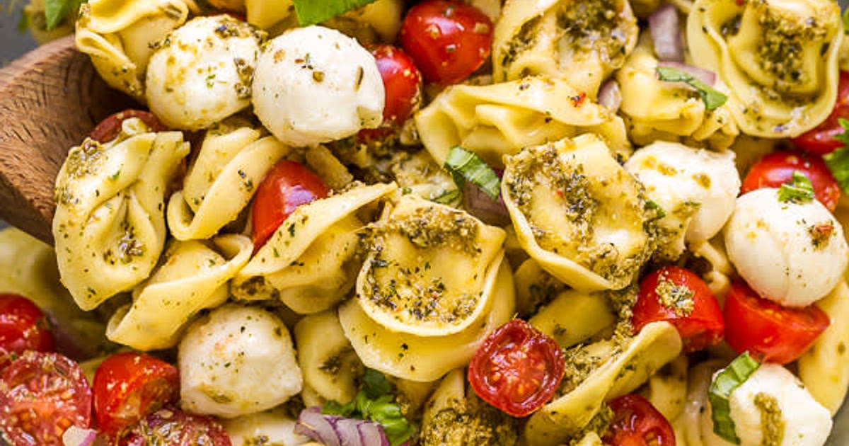 Easy Tortellini Pesto Salad Recipe | Samsung Food App