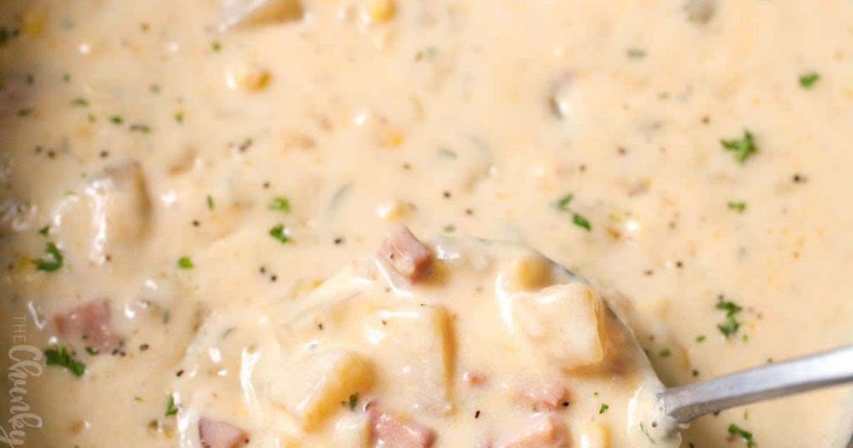 Slow Cooker Cheesy Ham Chowder Recipe | Samsung Food App
