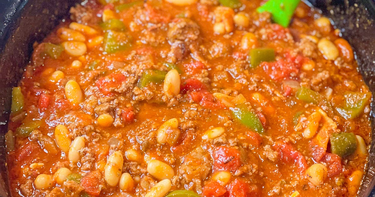 Slow cooker chili with bacon Recipe | Samsung Food App