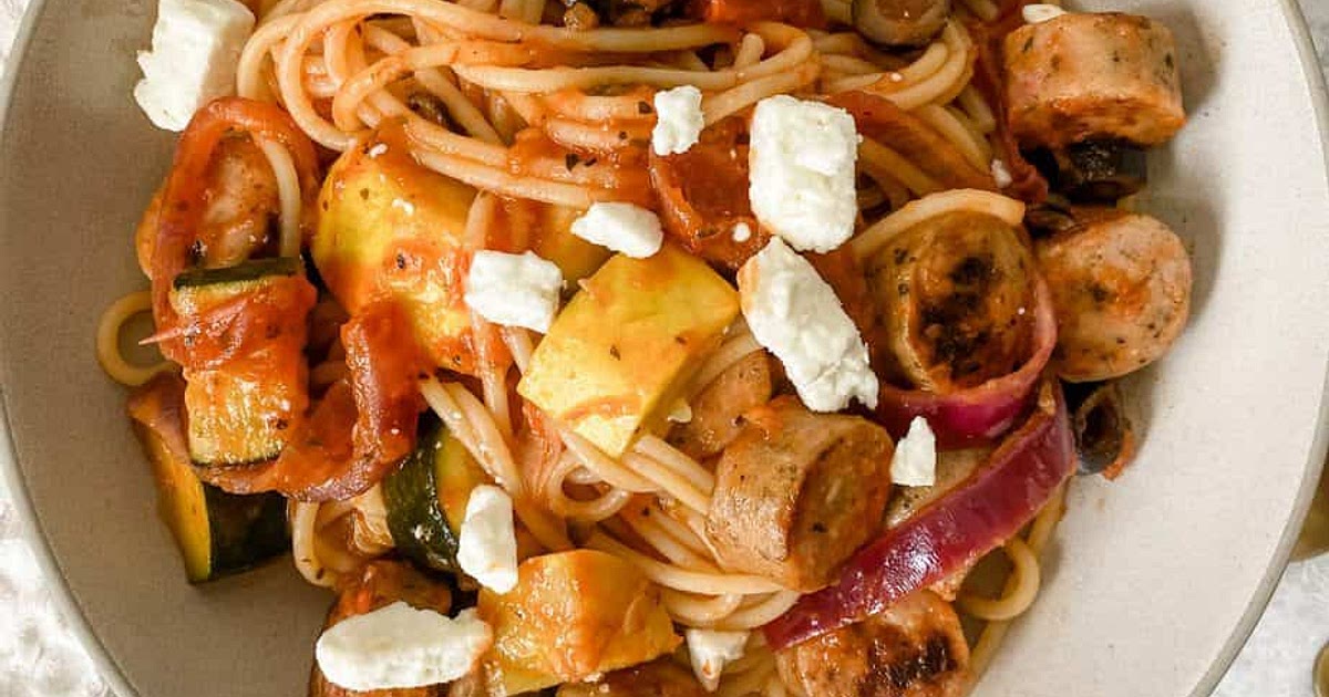 Chicken Sausage Spaghetti Recipe | Samsung Food App