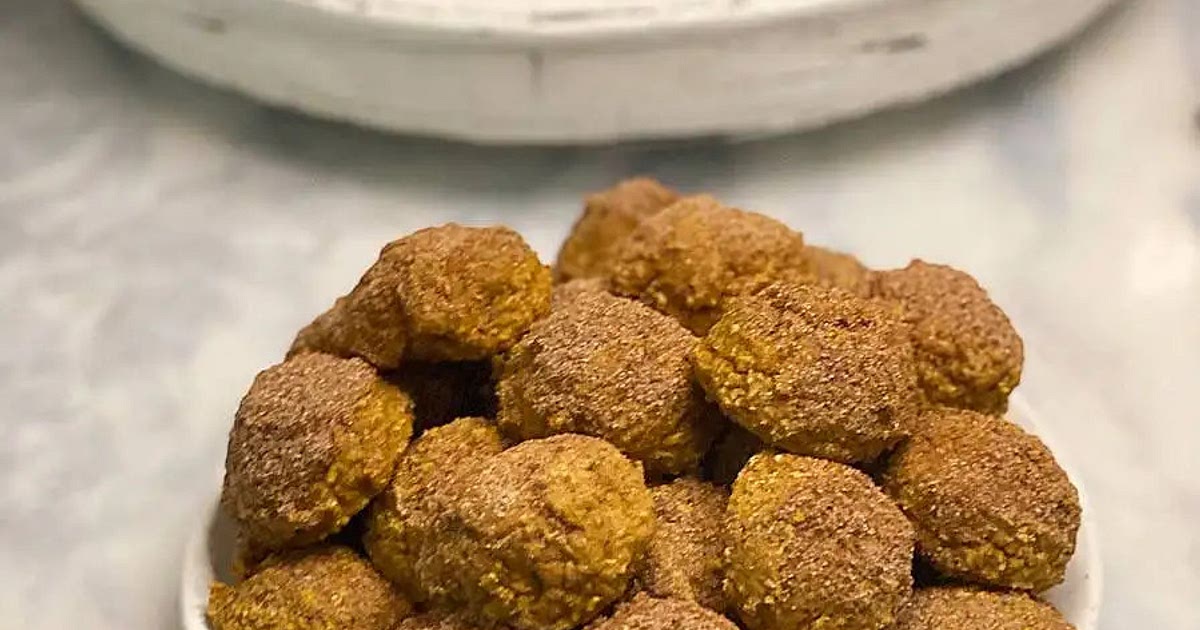 35 Calorie Pumpkin Spice Donut Holes Recipe | Samsung Food App