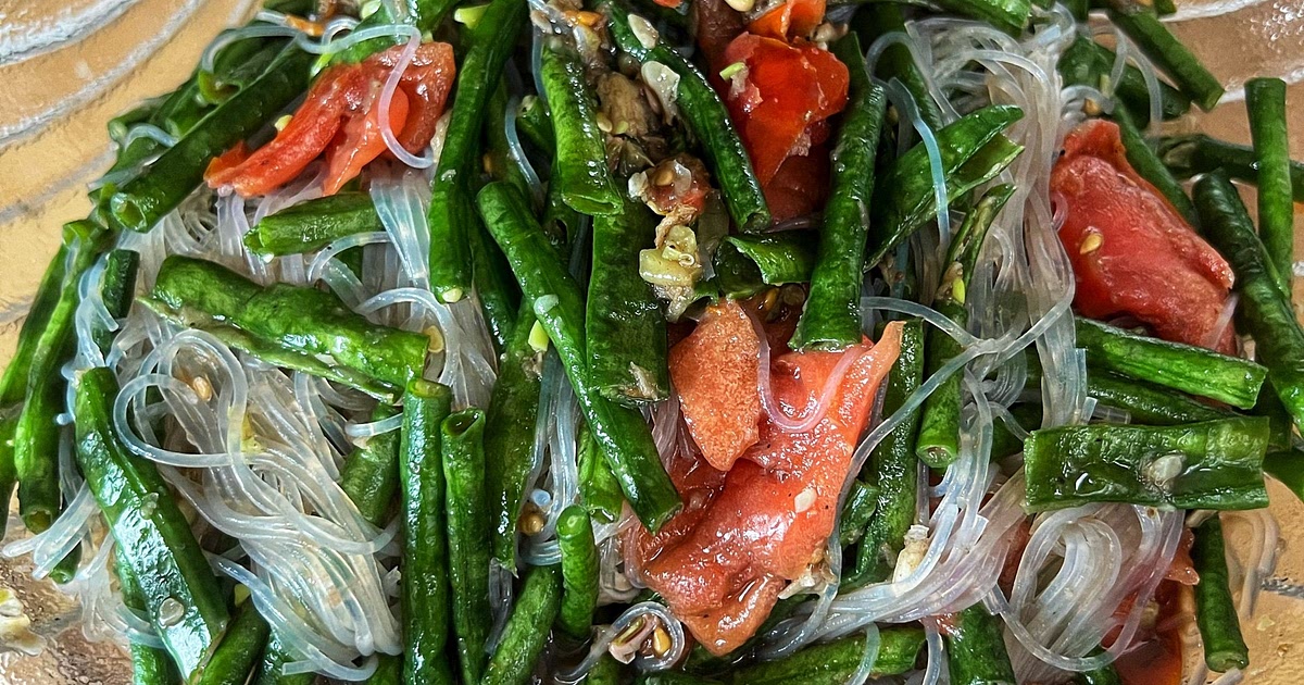 Green Bean Vermicelli Salad — Angiela Eats  Recipe | Samsung Food App