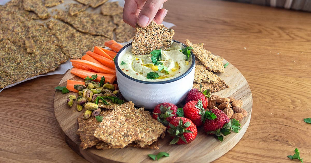 HEALTHY SEEDED CRACKERS Recipe | Samsung Food App