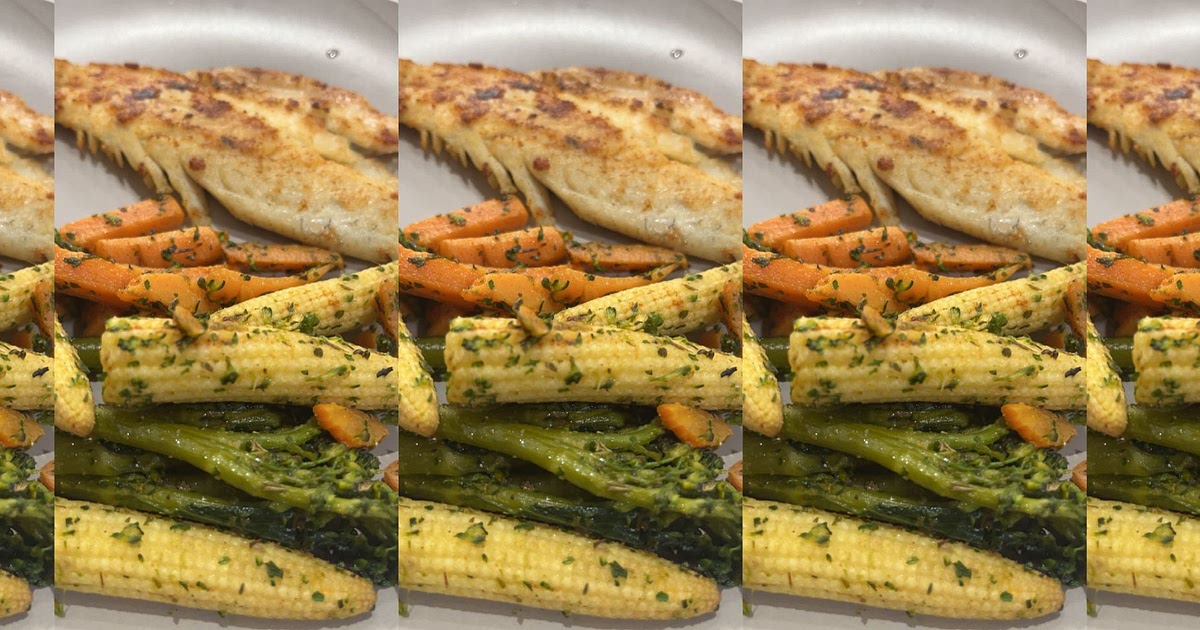 Grilled Garlic Sea bass with Veggies Recipe | Samsung Food App