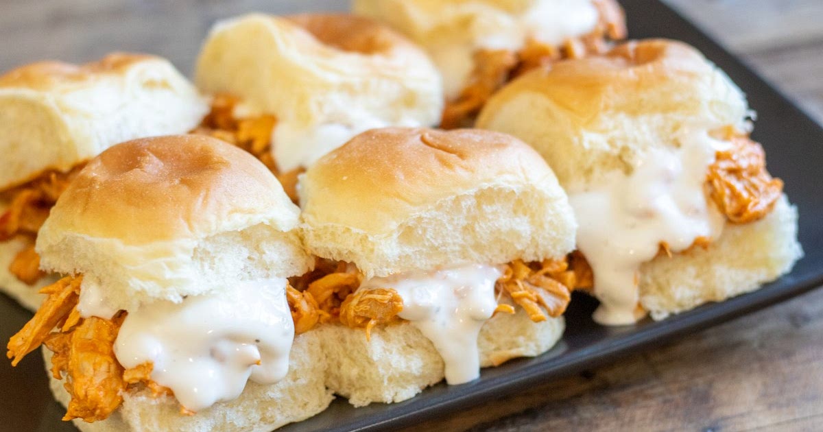 Buffalo Chicken Sliders Recipe | Samsung Food App
