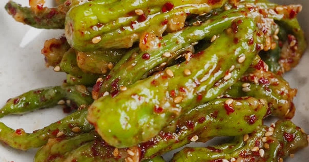 Shishito Peppers Muchim Recipe | Samsung Food App