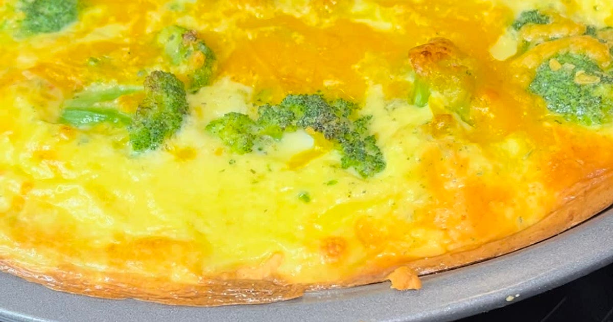 Broccoli Ham & Cheese Quiche Recipe | Samsung Food App
