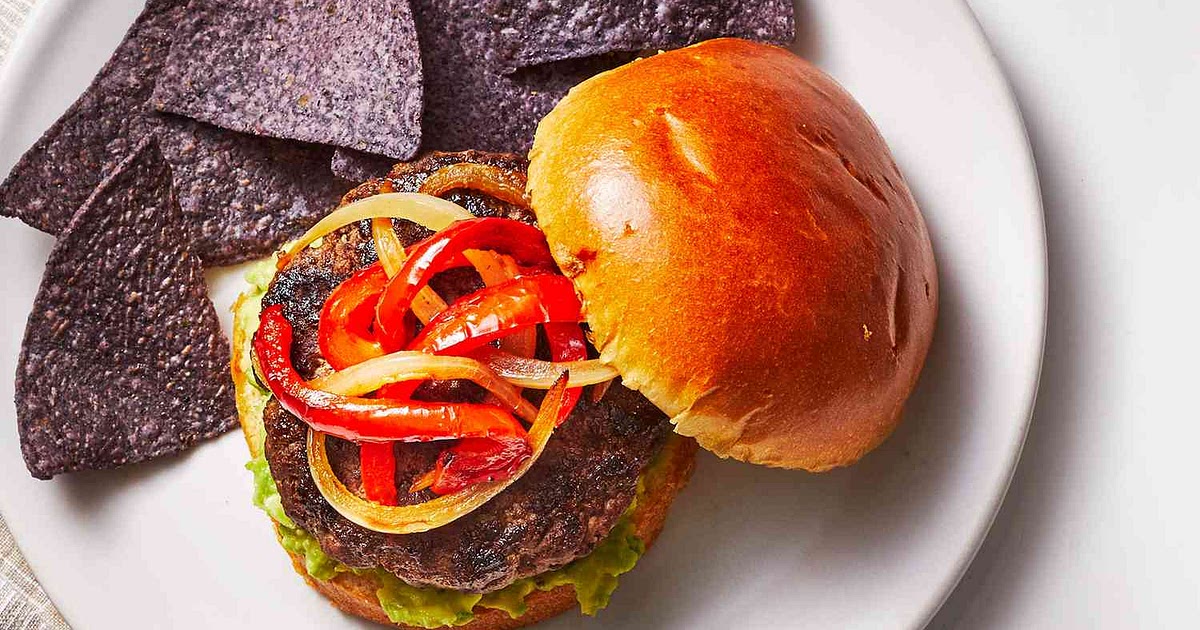 Fajita Burgers Recipe | Samsung Food App