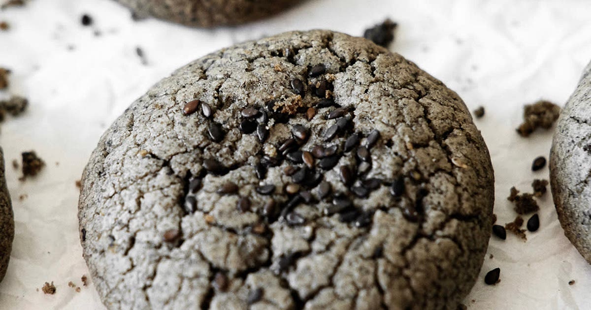 Black sesame mocha cookie  Recipe | Samsung Food App