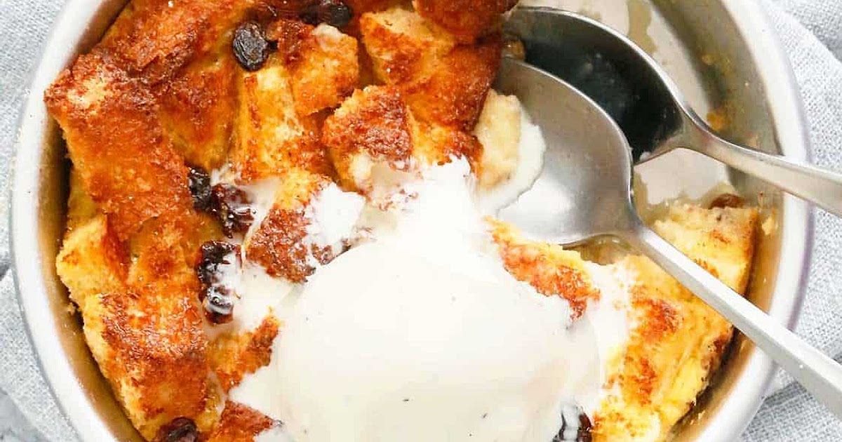 Air Fryer Bread Pudding Recipe | Samsung Food App