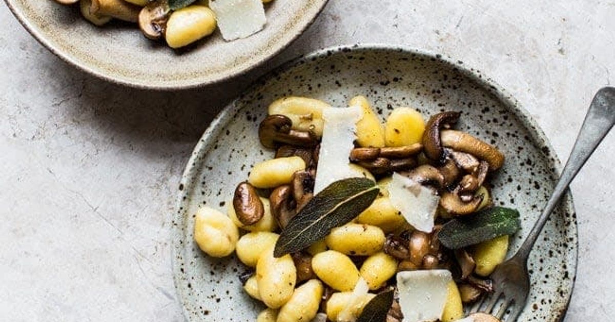 15-Minute Gnocchi with Sage Butter & Mushrooms Recipe | Samsung Food App