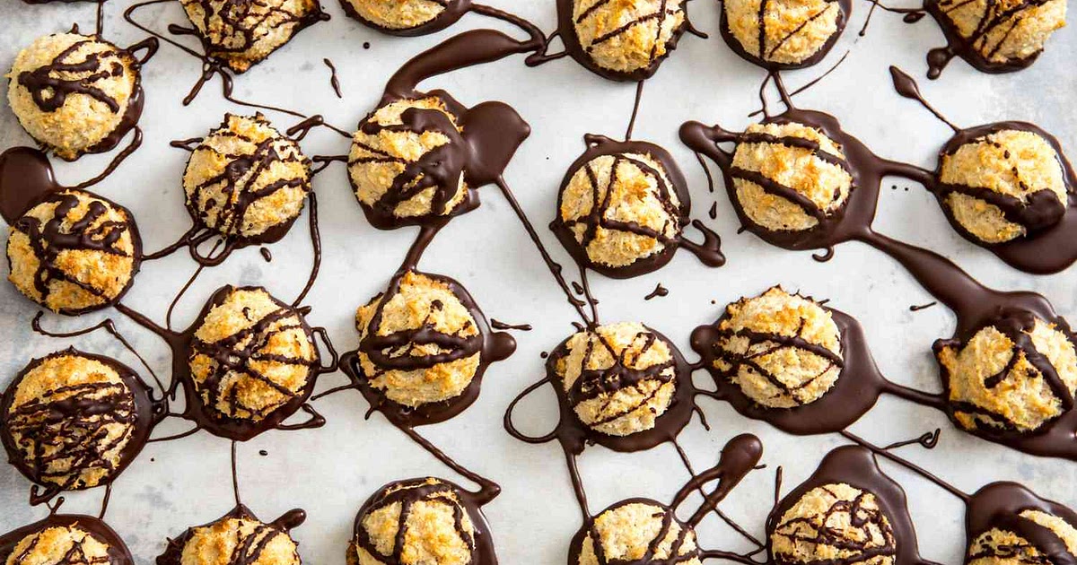The Best Chocolate-Dipped Coconut Macaroons Recipe | Samsung Food App