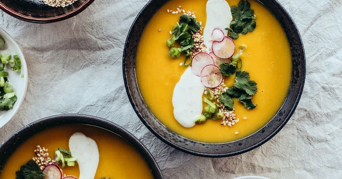 Lemongrass &amp; Ginger Butternut Squash Soup Recipe | Samsung Food App