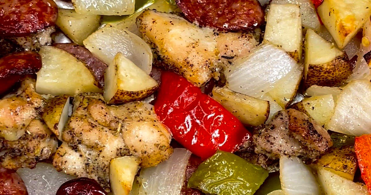 One Pan Chicken & Sausage Recipe | Samsung Food App