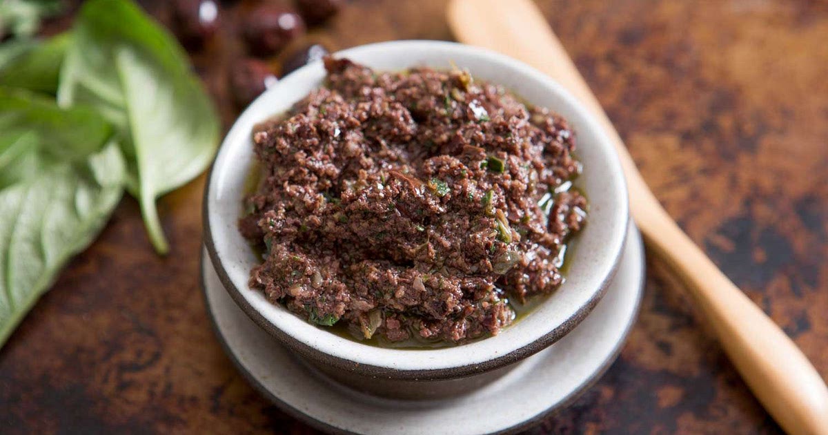 Black Olive Tapenade With Garlic, Capers, and Anchovies Recipe | Samsung Food App
