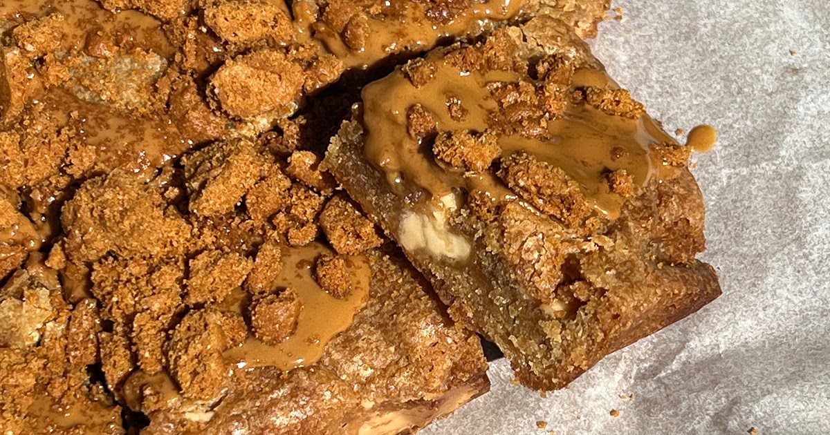 Vegan Biscoff Blondies Recipe | Samsung Food App