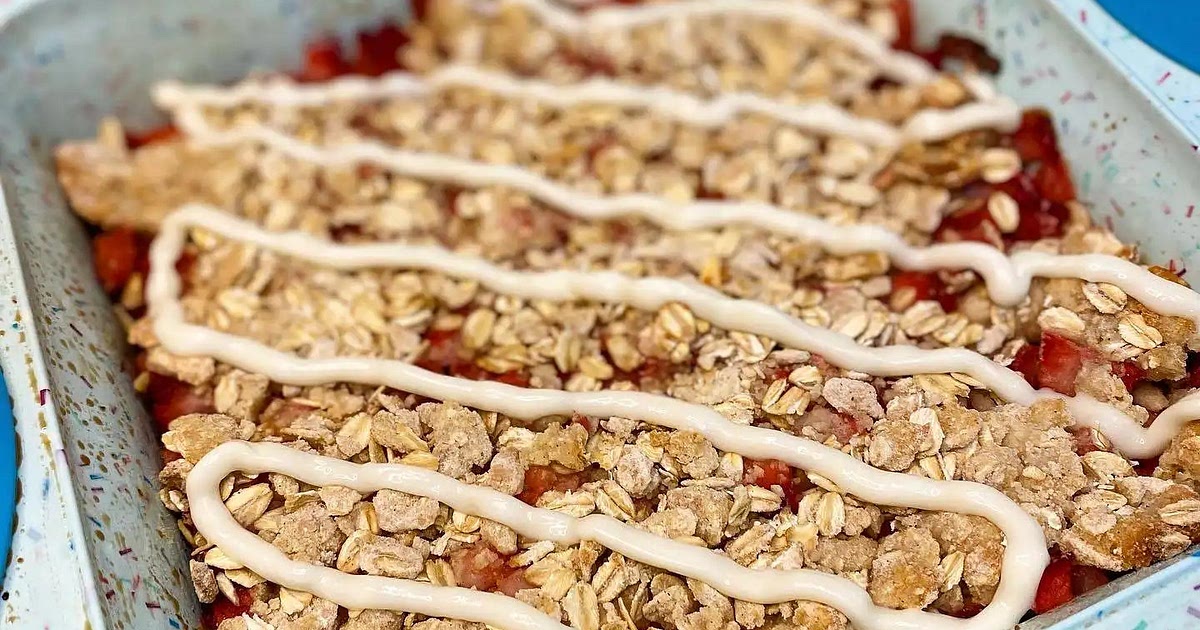 Strawberry Oat Bars Recipe | Samsung Food App