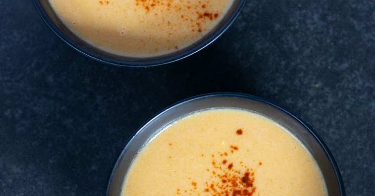 Cauliflower, sweet potato and sweetcorn soup Recipe | Samsung Food App
