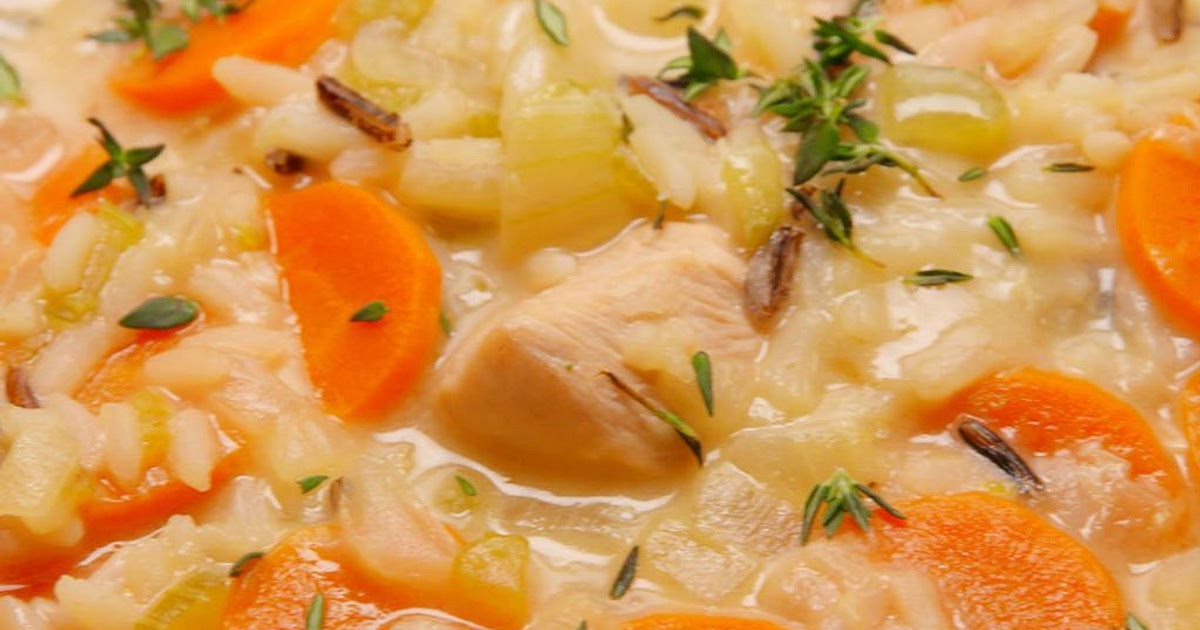 Creamy Chicken &amp; Rice Soup Recipe | Samsung Food App