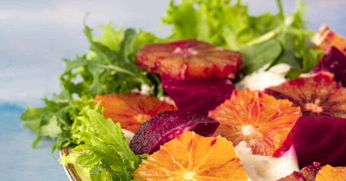 Roasted Beets and Orange Salad with Caesar dressing Recipe | Samsung Food App
