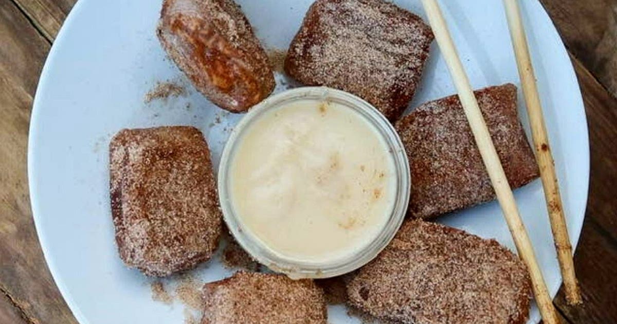 Vegan Apple Pie Crispy Rice Paper Dumplings Recipe | Samsung Food App