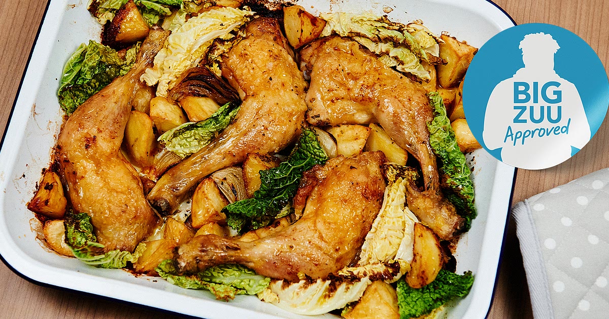 Roast chicken traybake Recipe | Samsung Food App