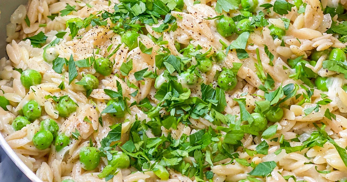 Parmesan pea pasta Recipe | Samsung Food App