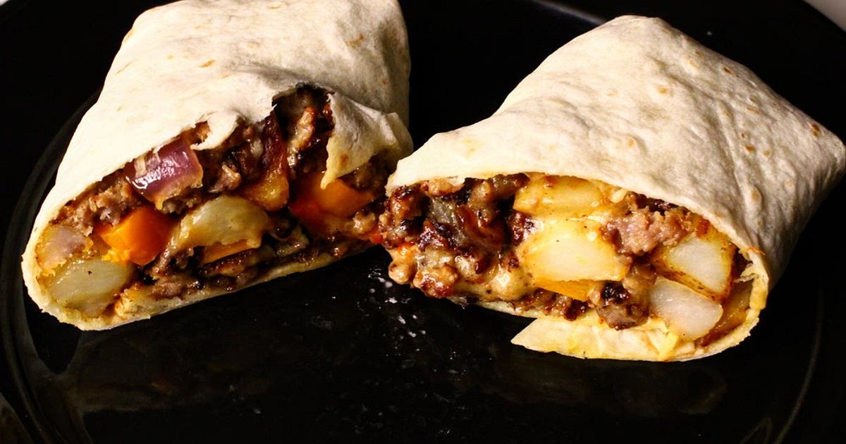 Sausage and Potato Breakfast Burrito — Buzzed Eats Recipe | Samsung Food App