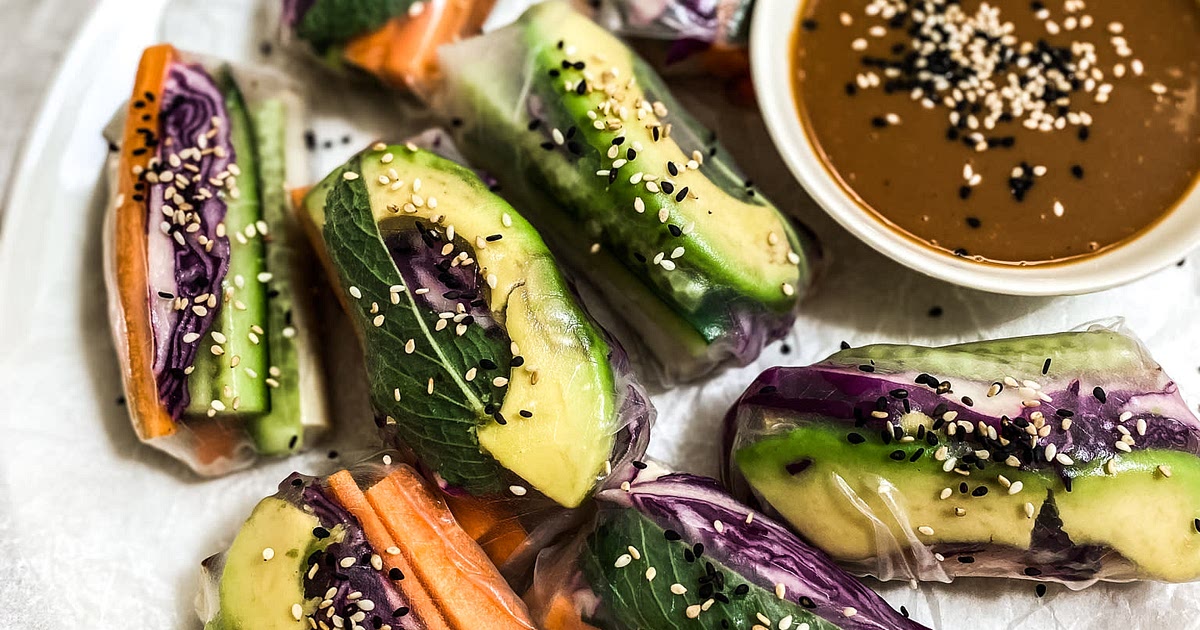 Rice Paper Rolls & Satay Sauce Recipe | Samsung Food App