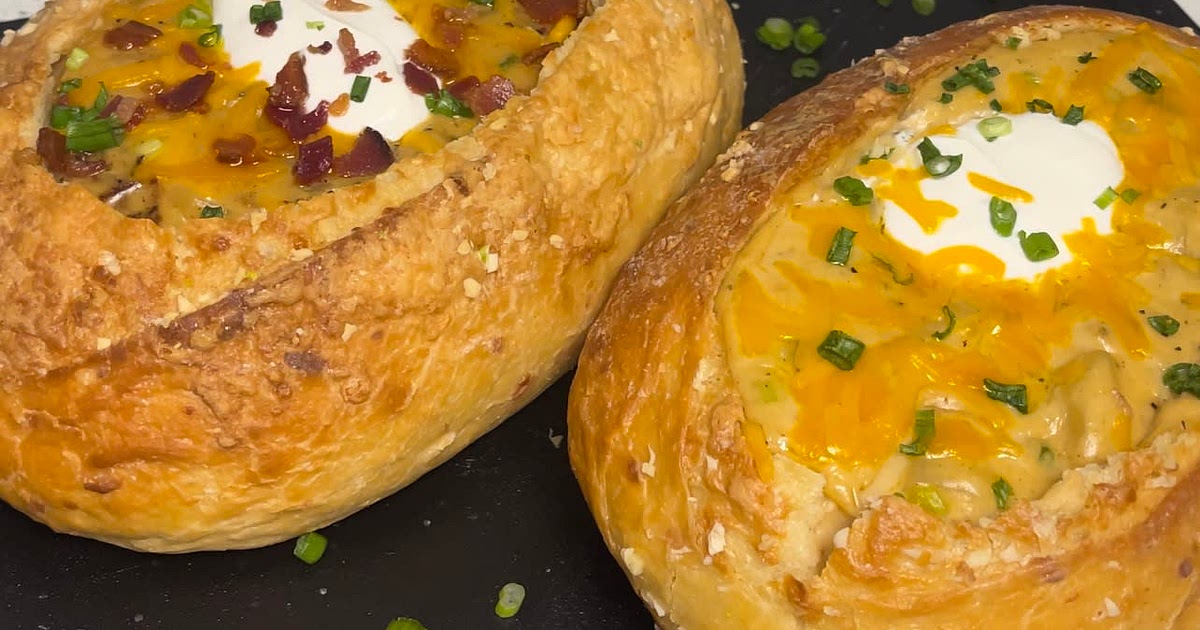 Potato Soup Bread Bowl Recipe | Samsung Food App