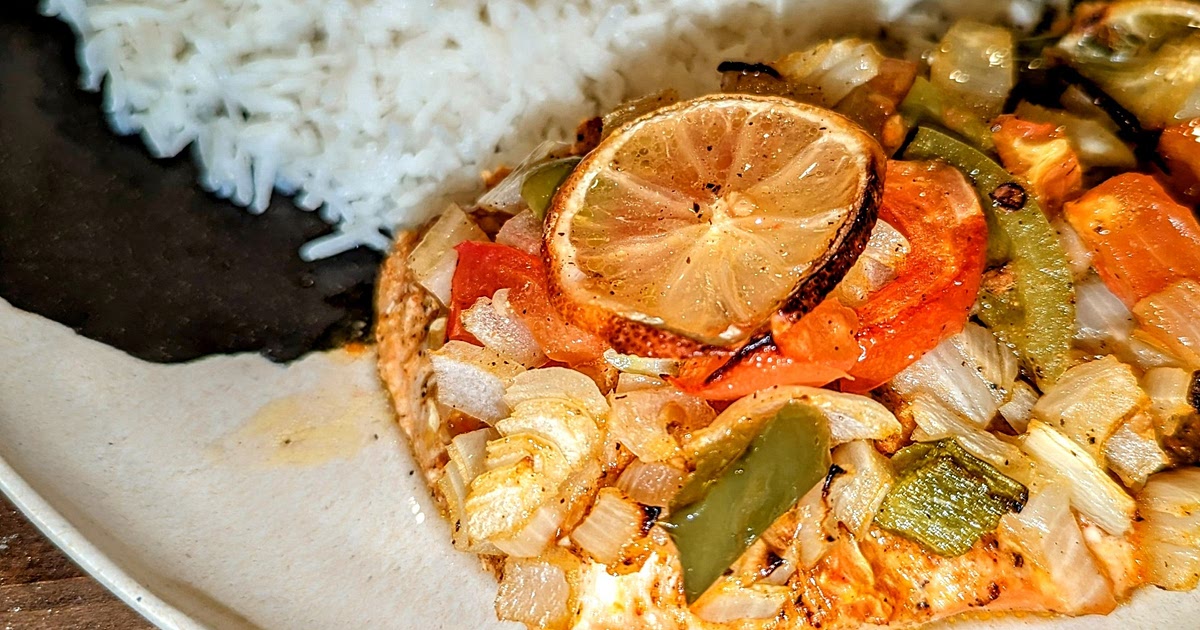 Oven Baked Salmon and Peppers Recipe | Samsung Food App