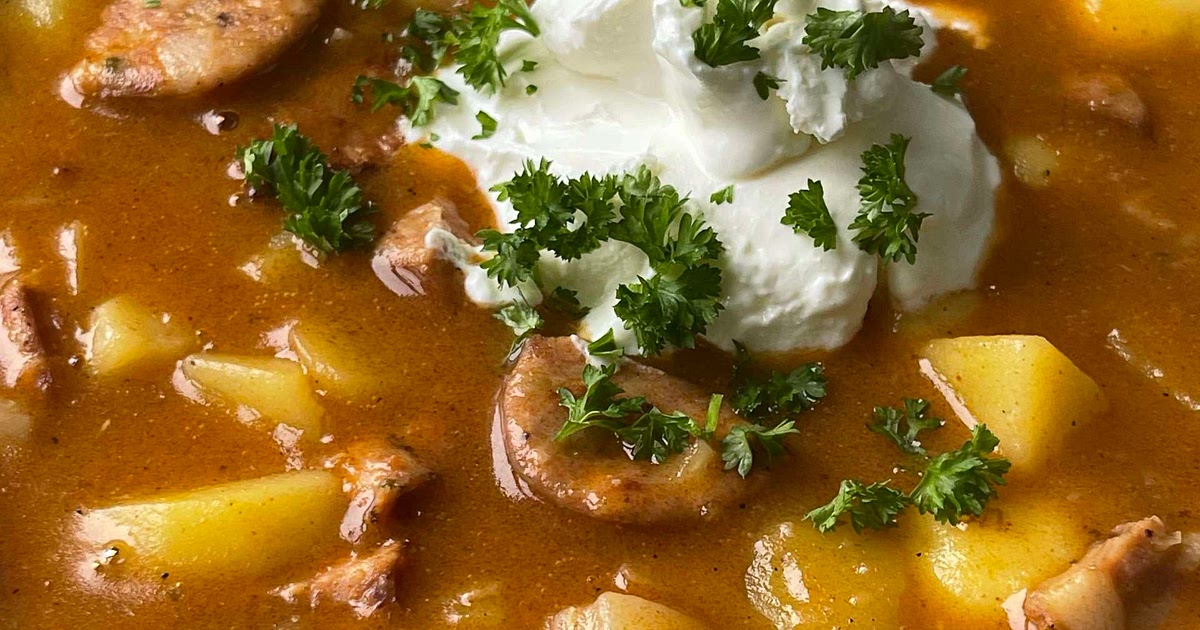 Hungarian Sausage Soup with Potato Dumplings Recipe | Samsung Food App