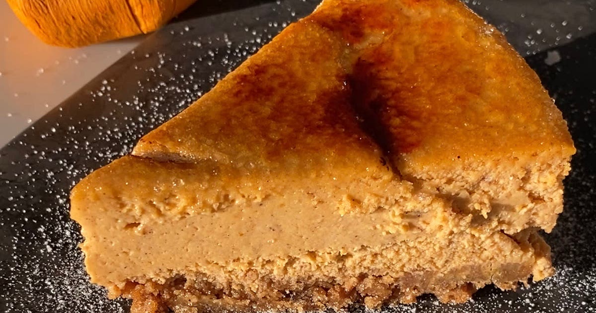 Pumpkin Brûlée Cheesecake Recipe | Samsung Food App