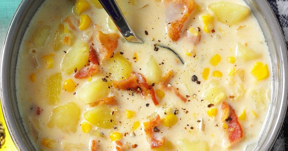 Bacon-Potato Corn Chowder Recipe | Samsung Food App