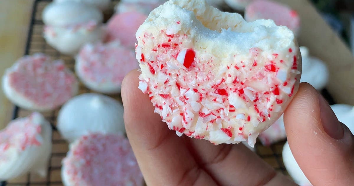 Peppermint Meringue Cookies Recipe | Samsung Food App