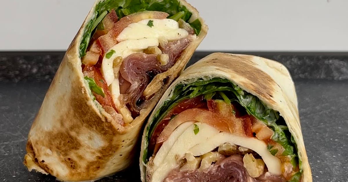 Prosciutto mozzarella wrap Recipe | Samsung Food App