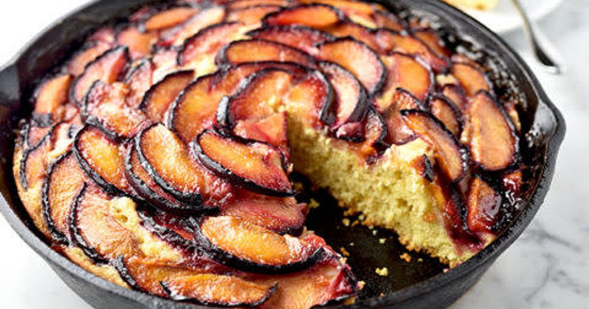 Plum Skillet Cake Recipe | Samsung Food App