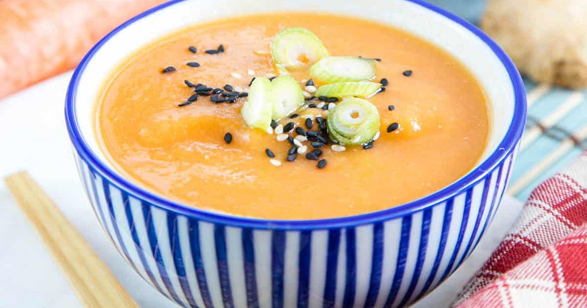 Pressure Cooker Easy Carrot and Lentil Soup – Dump & Start Recipe | Samsung Food App