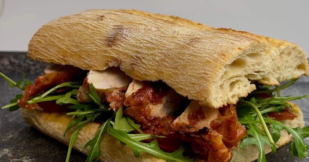 Chicken mozzarella sandwich Recipe | Samsung Food App