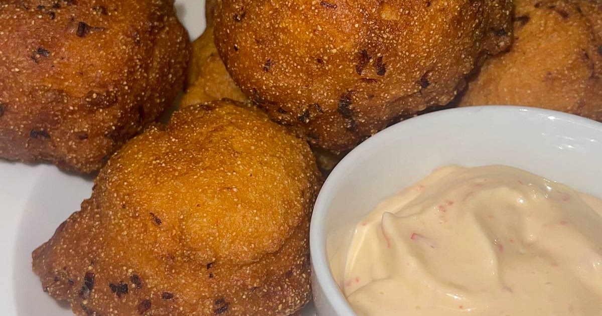 Prawn/Shrimp Hush Puppies With Garlic and Chilli Mayo Recipe | Samsung Food App