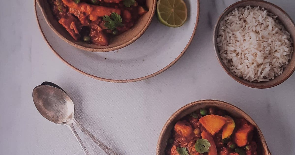 Lentil curry with roasted balsamic potatoes Recipe | Samsung Food App