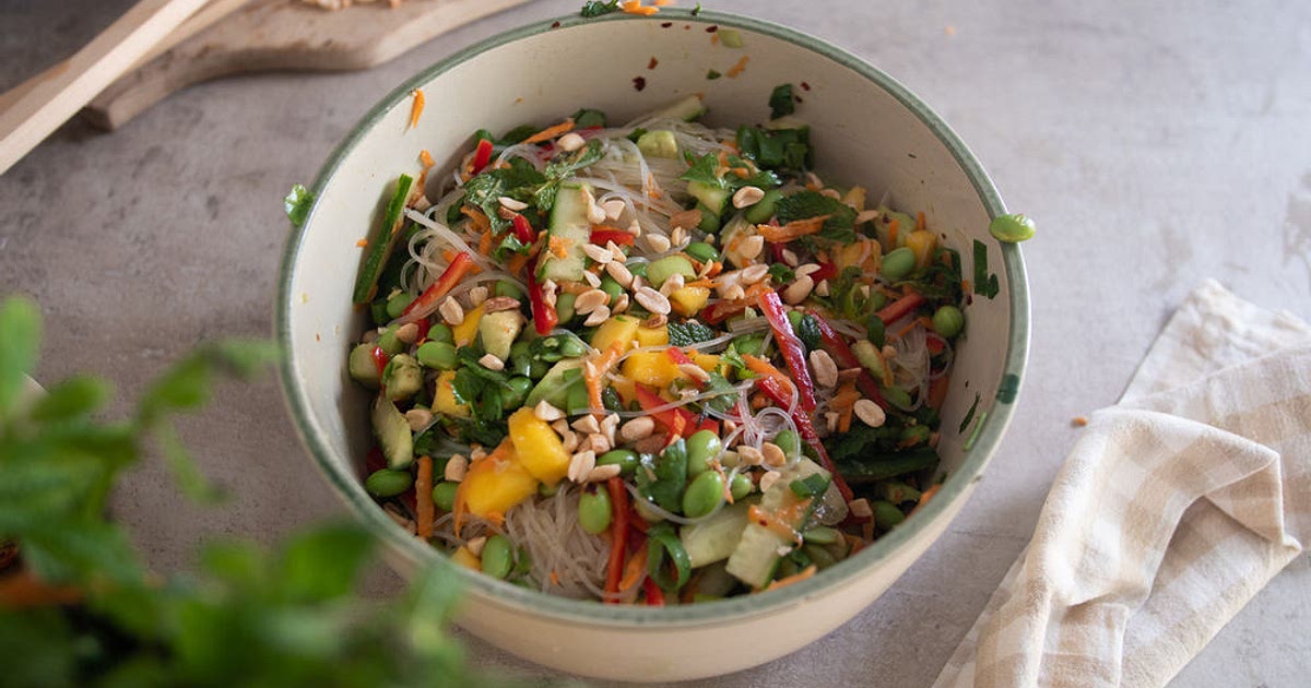 RICE NOODLE SALAD Recipe | Samsung Food App